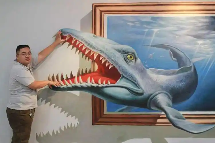 简单说下3d立体画的特点,第一个点就是全景绝美感,3d立体画的画面具有