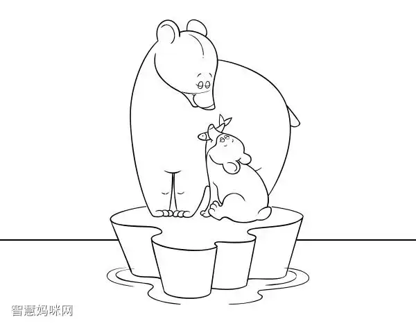 熊妈妈和她的儿子彩页