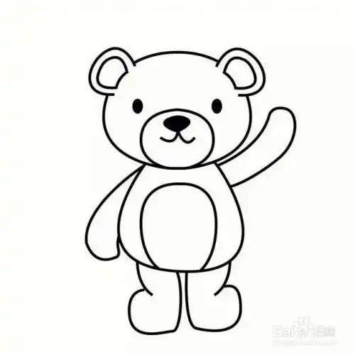 如何画一只"小熊"?