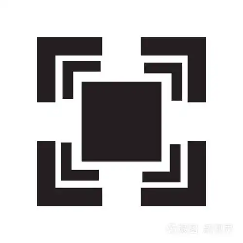 正方形图标矢量隔离在白色背景为您的 web 和移动应用程序设计, 方形