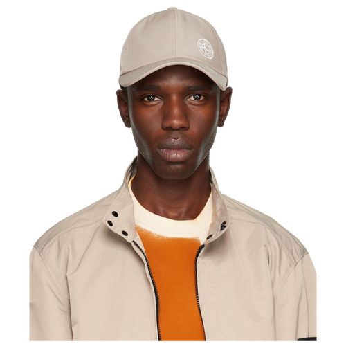 stone island 石头岛 灰色刺绣棒球帽男