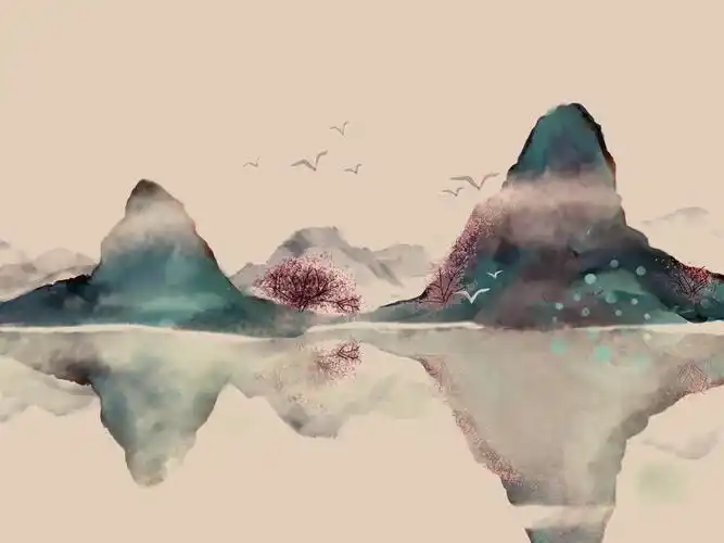 墙画新中式风格系列