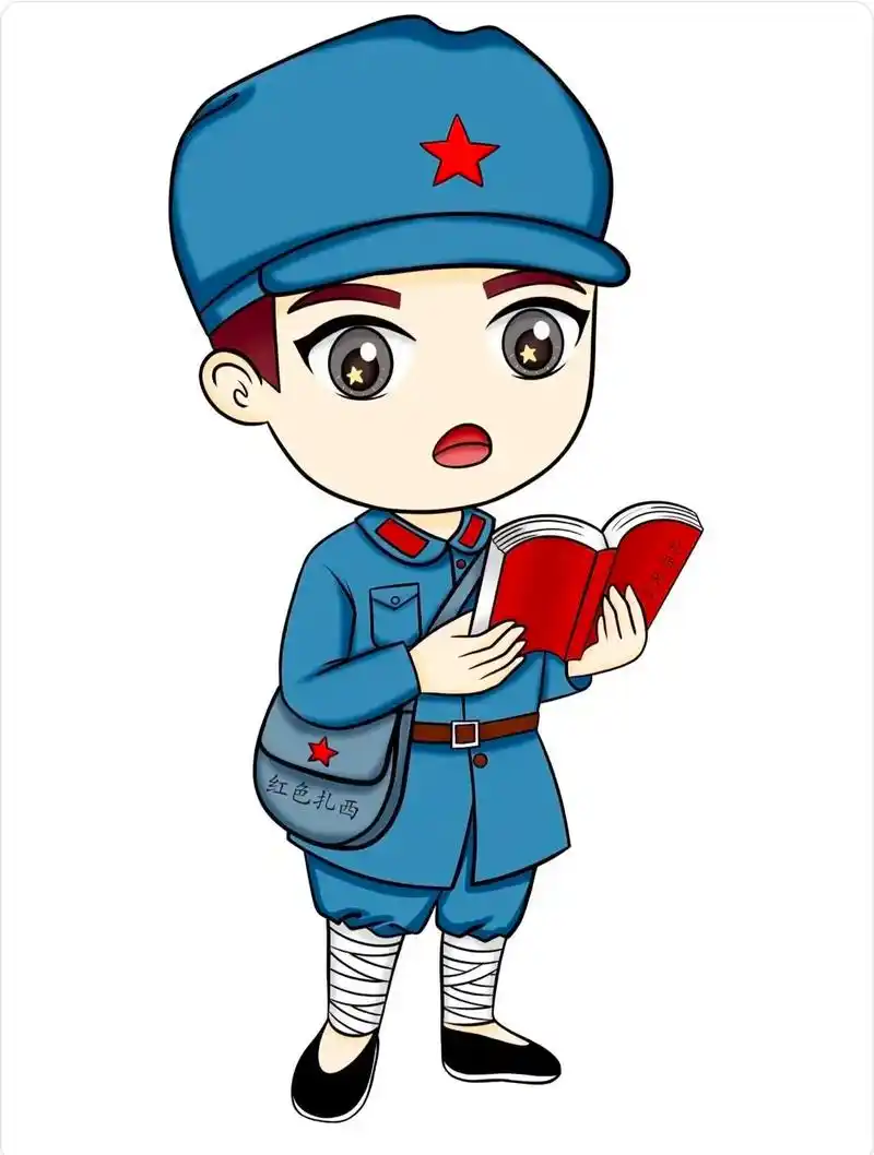 红军漫画人物图片 - 抖音
