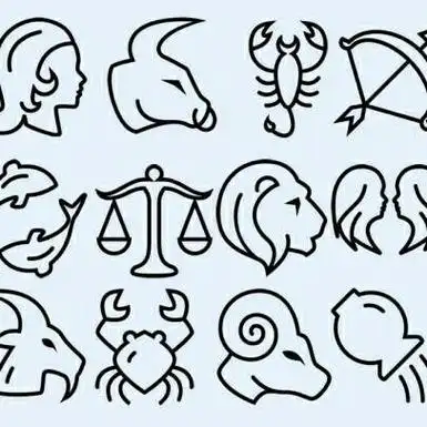 12星座简笔画十二星座卡通女孩简笔画集12个星座简笔画可爱的12星座简