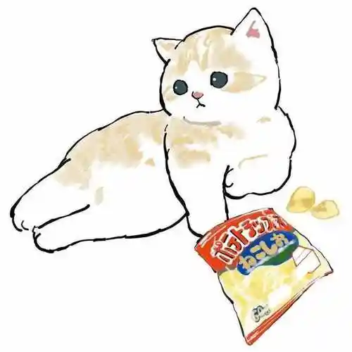 温馨而虐心的软萌猫咪|日本插画师mofu_sand作品欣赏|肖像画|艺术作品