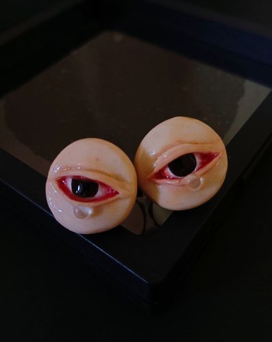 伤心的眼睛戒指 仿真人眼睛戒指