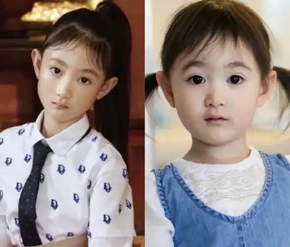 如今的奥莉长得更像母亲,已经变成大方脸,小时候像爸,长大像妈.