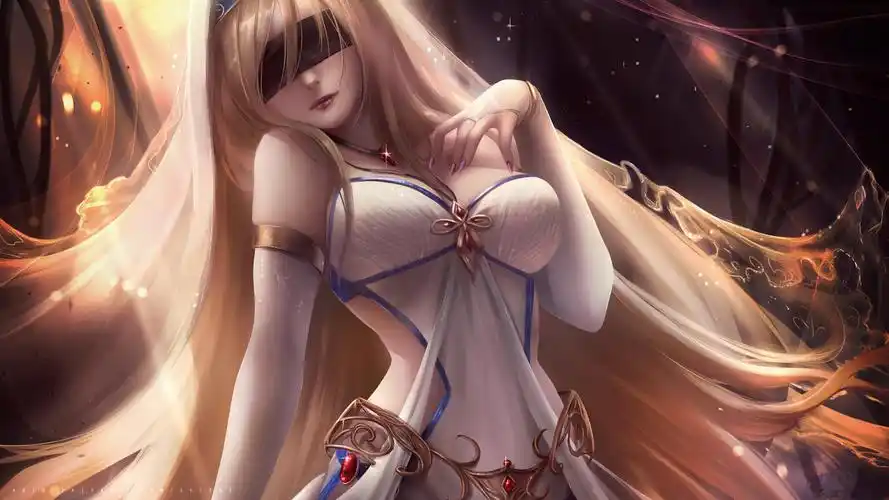 [壁纸]马尾女生 哥布林杀手剑之圣女 魔杖 4k高清动漫壁纸 电脑壁纸