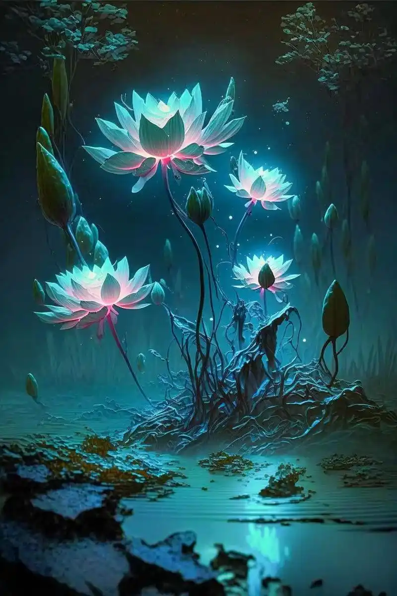 人生在世,随缘而安.今日绘画作品:荷花,佛光普照,佛缘,20 - 抖音