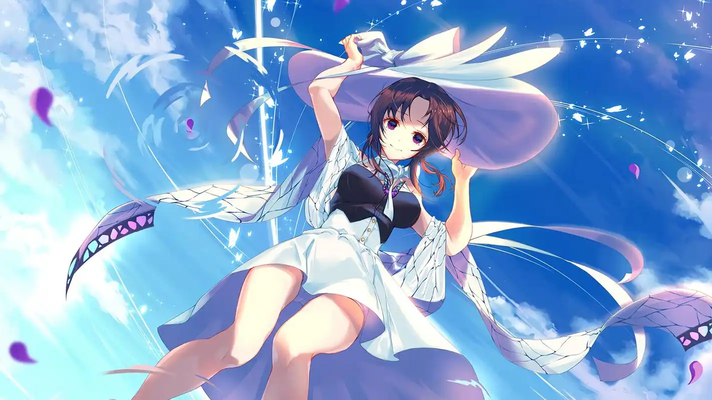 性感动漫美女插画桌面壁纸