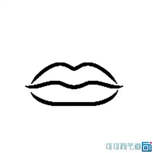 耳朵口眼睛手的简笔画