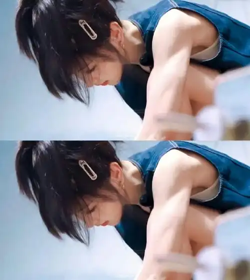 田曦薇这手臂肌肉线条##田曦薇大力女芭比