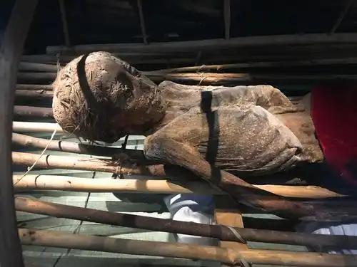 吐鲁番博物馆木乃伊20187拍摄①葡萄沟苏巴什出土清代②胜