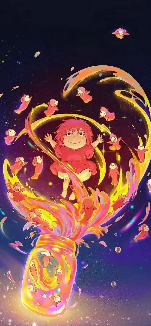 宫崎骏笔下的唯美壁纸    #二次元新鲜事##某某壁纸