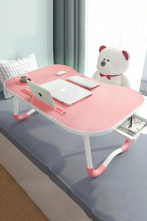 床上书桌折叠桌笔记本电脑桌学生宿舍写字桌小桌子折叠桌宿舍神器