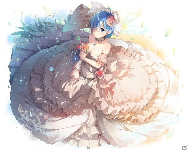 乖离性ma日服将与re0开展联动婚纱蕾姆登场