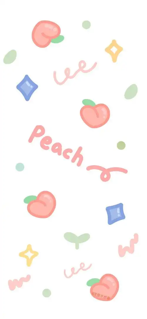 超可爱 毛茸茸少女心壁纸 碎花平铺