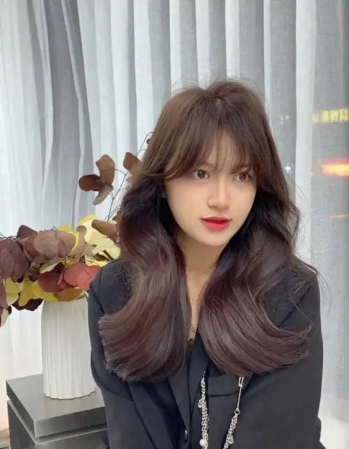 质感发色栗子棕厦门染发