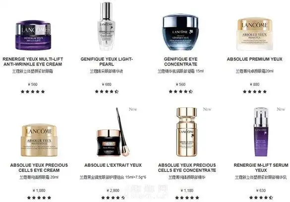 兰蔻的眼霜价格