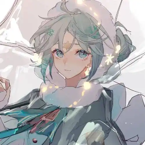 巨干净巨简约的动漫女生头像