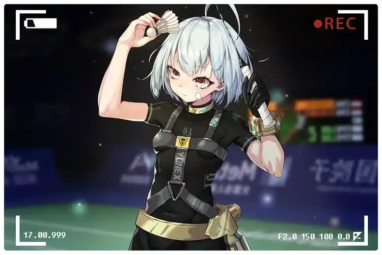 羽毛球少女插画|插画|创作习作|wardi - 原创作品 - 站酷 (zcool)