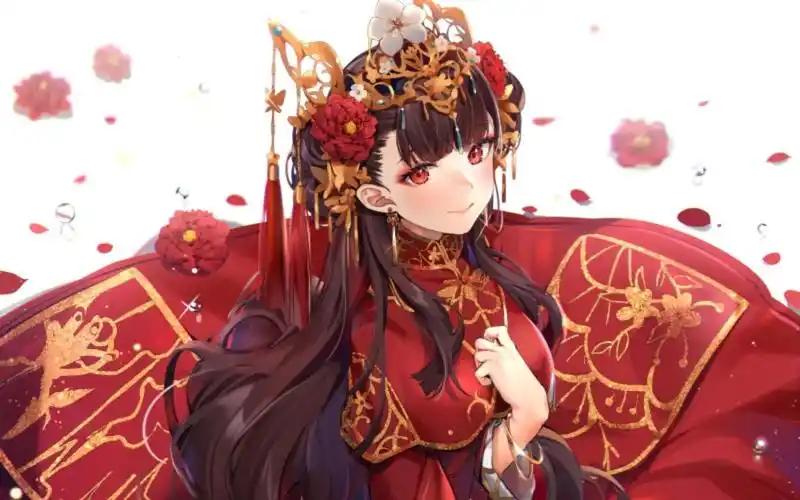 碧蓝航线嫁衣逸仙美丽漂亮