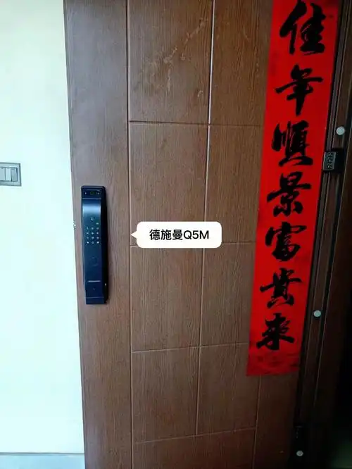 安装实拍成都q5m高端黑木门