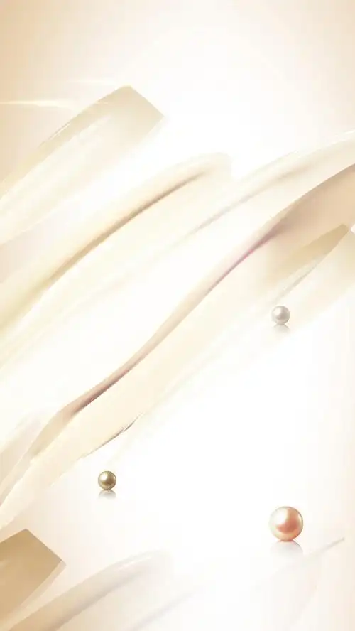 化妆品粉底bb霜珍珠肉色奢华背景素材