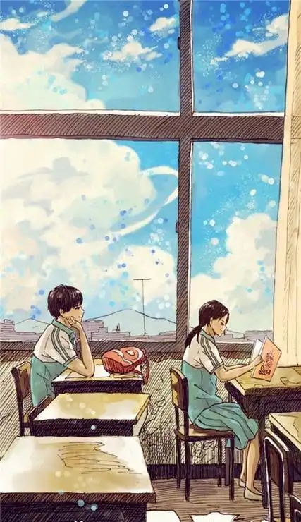 超好看的小清新卡通人物背景图大全 得不到回应的付出最扎心-背景皮肤