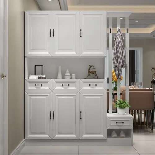 客厅隔断屏风鞋柜一体简约现代酒柜装饰进门间厅入户玄关柜置物架