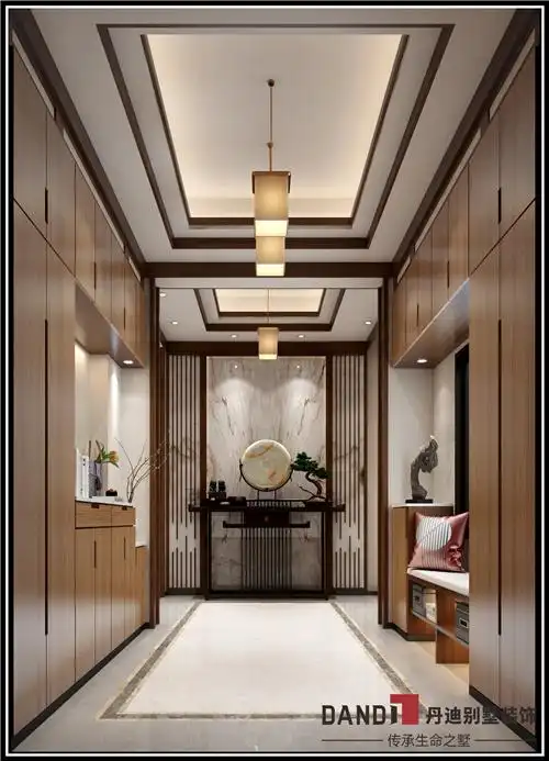 新闻中心 > dandi home | 540㎡别墅大宅,现代与东方韵味的交融美玄关