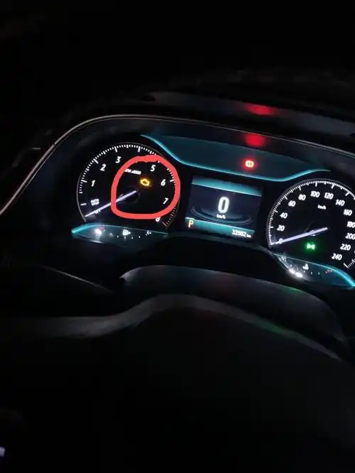 英朗,车子通电未打火的情况下发动机故障灯亮了然后打燃火之后这个灯