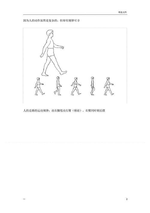 人侧面走路动画制作与走路动作分解.pdf 17页