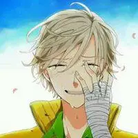 表面在笑实际上哭了的动漫男头像点击鼠标右键下载