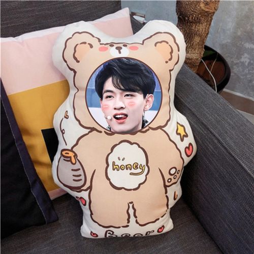 秦霄贤人形抱枕定制照片diy异形靠垫枕头q版可爱真人玩偶生日礼物