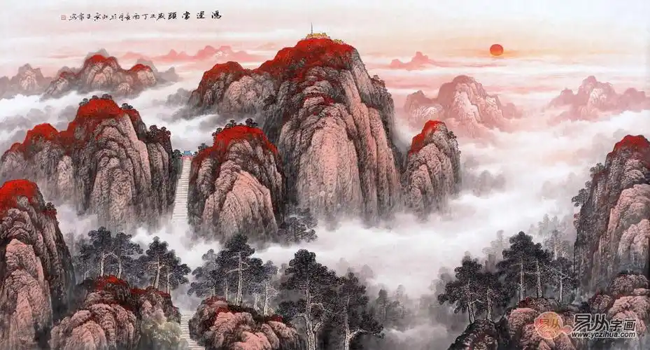 客厅沙发背景墙宜挂什么画?宜挂风水靠山图催旺好运势