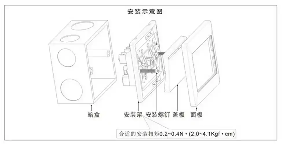 美尚v6 86型暗装墙壁开关插座面板 单联单控双控开关一位大板开关
