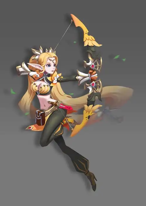 精灵族弓箭手设定