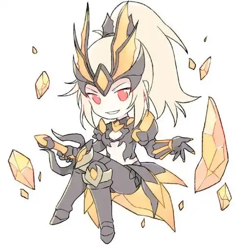 王者荣耀花木兰水晶猎龙者q版