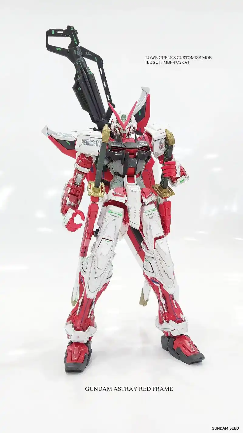 mg红异端高达.跨年夜帮好朋友改好的作品,真希望2023心想 - 抖音