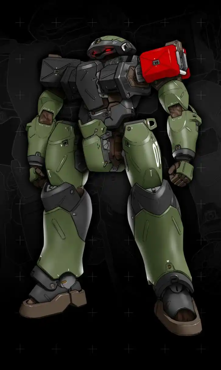 一组《全金属狂潮》同人机设插画欣赏,byke _ ykkz.