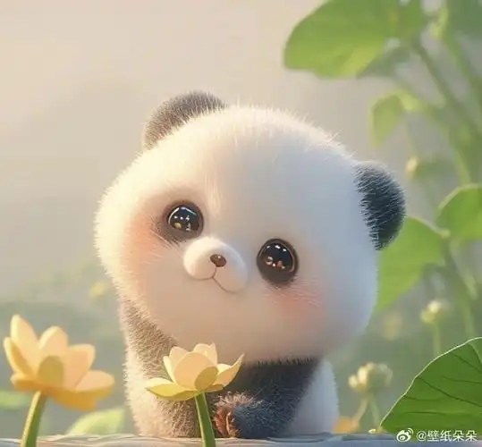 巨可爱团团小熊猫头像