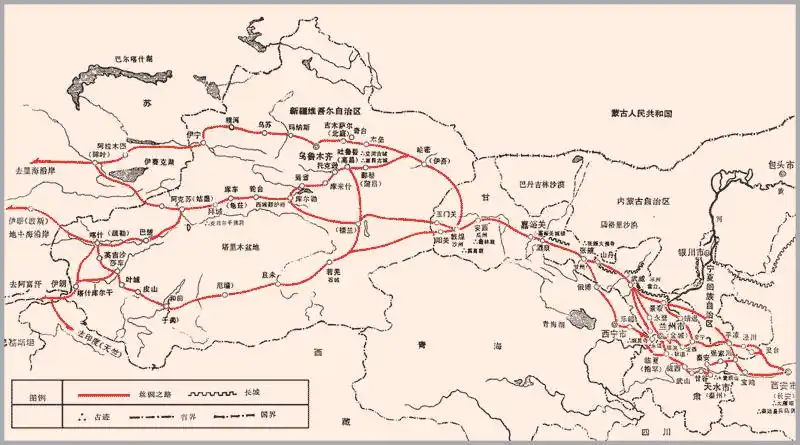 见微知著多彩平凉平凉史话微展览丝绸之路从长安出发之后往哪走了西出