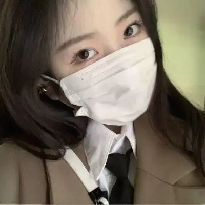 戴口罩美女真实唯美头像清纯女生图片全集