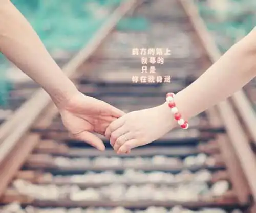 2014七夕浪漫牵手图片素材 情侣甜蜜手牵手的图片
