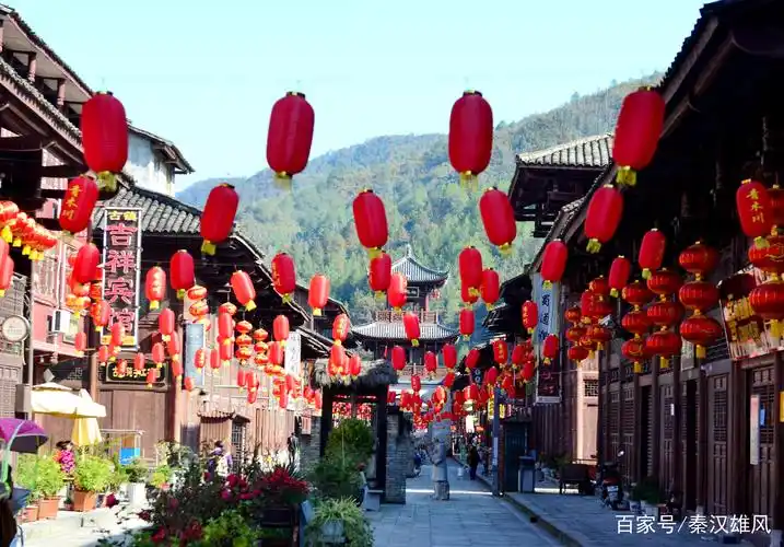 漂亮的青木川古镇初冬依然美不胜收