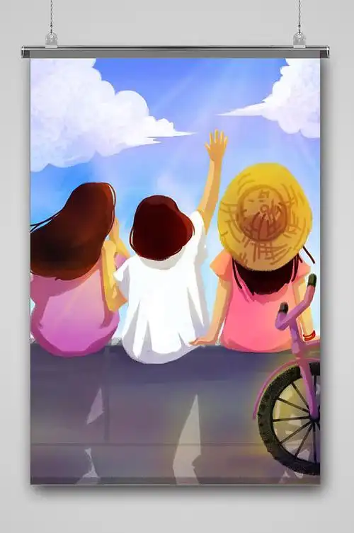 五四人物手绘插画图片-五四人物手绘插画素材下载-众图网