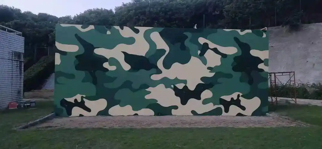 部队迷彩喷漆喷涂