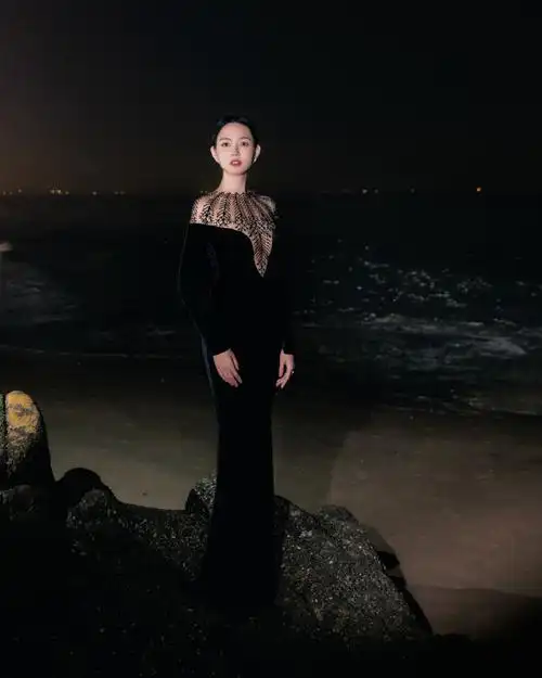 #张梓琳金鸡红毯状态##张梓琳海滨暗夜大片#