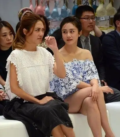 应采儿刘芸携手亮相活动 好姐妹有说有笑同台比美